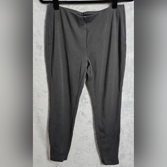 Chico’s Slim Stretch Ankle Pull On Pants in Dark Gray Size 0) U.S. Size 4 - Picture 1 of 8
